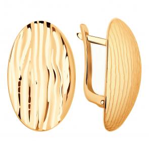 Золотые серьги Радуга Р089А(3Д001) фото