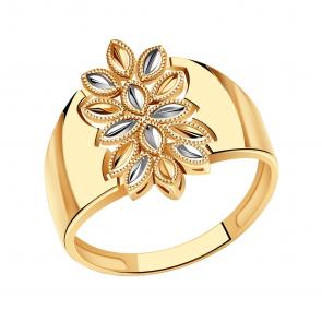 Золотое кольцо Красносельский ювелир РАКд748-4152 фото