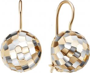 Золотые серьги Красносельский ювелир РАСд960-3838 фото