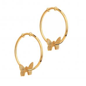 Золотые серьги Радуга РТ-105А фото