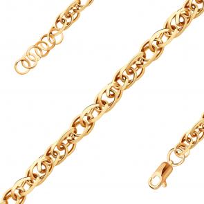 Золотой браслет плетение Фантазийное Радуга РТ-16303-Б фото