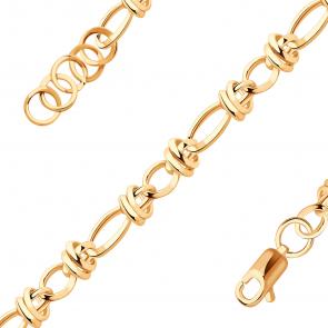 Золотой браслет плетение Фантазийное Радуга РТ-16322-Б фото