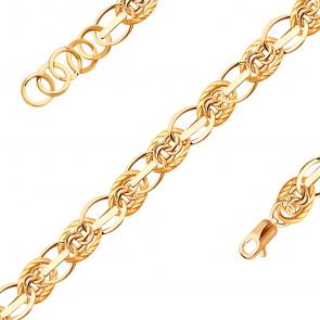 Золотой браслет плетение Фантазийное Радуга РТ-16351-Б фото