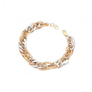 Золотой браслет плетение Фантазийное Радуга РТ-26080-Б фото