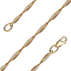 Золотой браслет плетение Сингапур Красносельский ювелир СИ-040-Б фото