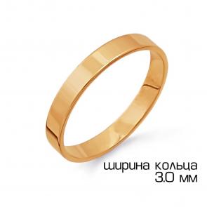 Золотое обручальное кольцо 3 мм Karatov Т100011470 фото