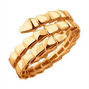 Золотое кольцо Символ года Змея Karatov Т10001Д325 фото