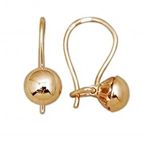 Золотые серьги Karatov Т10002464 фото