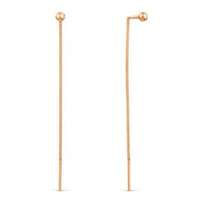 Золотые серьги Karatov Т100029424 фото