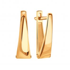 Золотые серьги Karatov Т10002В449 фото