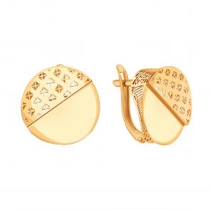 Золотые серьги Karatov Т10002В920 фото