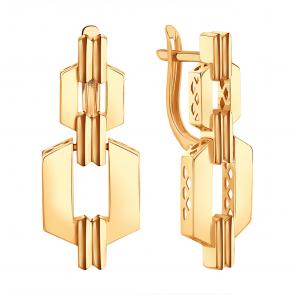 Золотые серьги Karatov Т10002Г264 фото