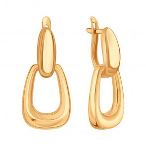 Золотые серьги Karatov Т10002Г315 фото