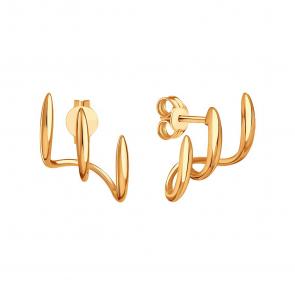 Золотые серьги Karatov Т10002Г371 фото