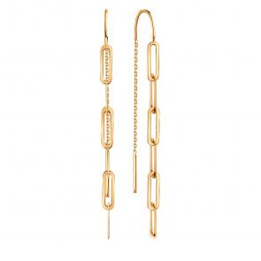 Золотые серьги Karatov Т10002Г787 фото