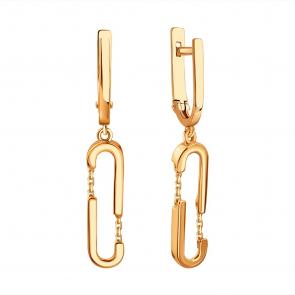 Золотые серьги Karatov Т10002Г789 фото