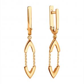 Золотые серьги Karatov Т10002Г790 фото