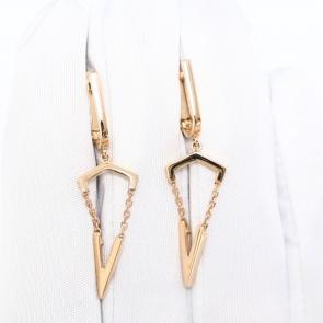 Золотые серьги Karatov Т10002Г791 фото