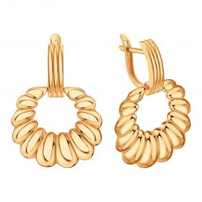 Золотые серьги Karatov Т10002Г965 фото