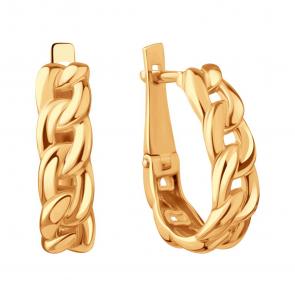 Золотые серьги Karatov Т10002Г991 фото