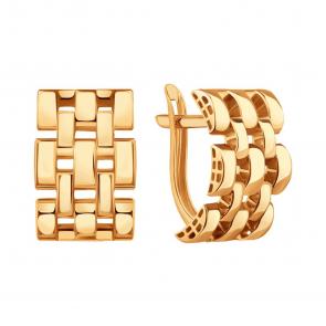 Золотые серьги Karatov Т10002Е021 фото