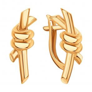 Золотые серьги Karatov Т10002Е097 фото