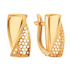 Золотые серьги Karatov Т10002Е105 фото