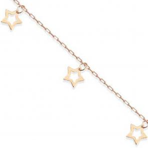 Золотой браслет на ногу Karatov Т10010310 фото