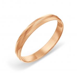 Золотое обручальное кольцо 3 мм Karatov Т100619027 фото