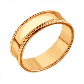 Золотое обручальное кольцо 6 мм Karatov Т10061Д433 фото