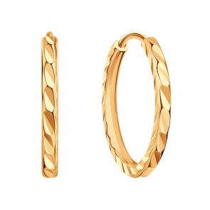 Золотые серьги Karatov Т100621250 фото