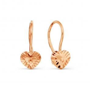 Золотые серьги Karatov Т100627839 фото