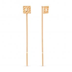 Золотые серьги Karatov Т100629147 фото