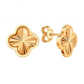 Золотые серьги Karatov Т10062В486 фото