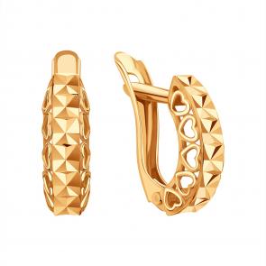 Золотые серьги Karatov Т10062В687 фото