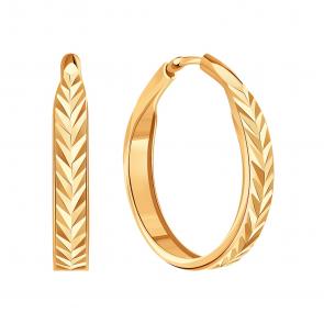 Золотые серьги Karatov Т10062В693 фото