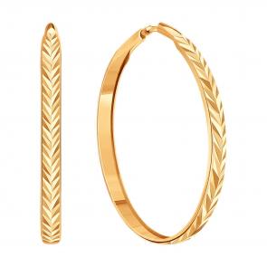 Золотые серьги Karatov Т10062В695 фото