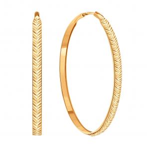 Золотые серьги Karatov Т10062В696 фото