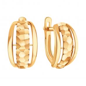 Золотые серьги Karatov Т10062В926 фото