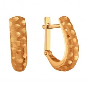 Золотые серьги Karatov Т10062Г210 фото