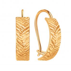 Золотые серьги Karatov Т10062Г246 фото