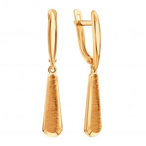 Золотые серьги Karatov Т10062Г903 фото