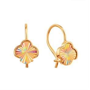 Золотые серьги Karatov Т10062Г928 фото