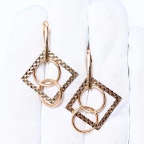 Золотые серьги Karatov Т10062Е075 фото