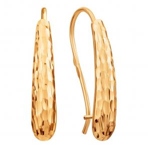 Золотые серьги Karatov Т10062Е175 фото