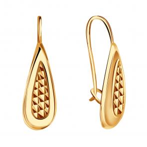 Золотые серьги Karatov Т10062Е176 фото