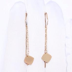 Золотые серьги Karatov Т10062Е276 фото