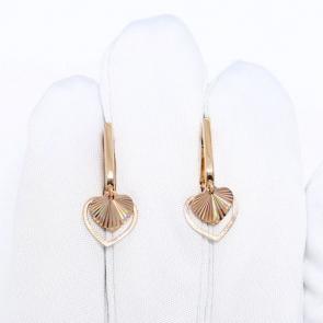 Золотые серьги Karatov Т10062Е411 фото