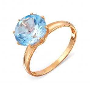 Золотое кольцо Karatov с топазом Т101017554 фото