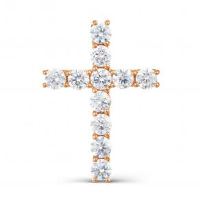 Золотая подвеска Karatov с фианитом Т102035036 фото